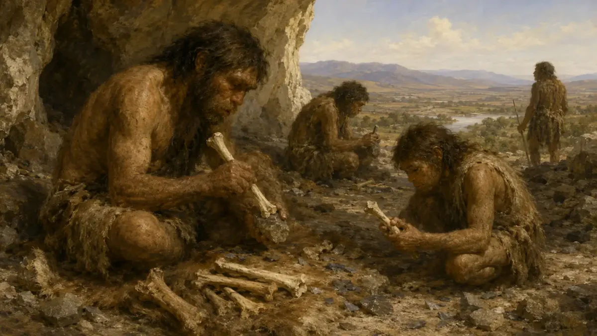 Neandertais da caverna de Burgos usavam ferramentas de osso