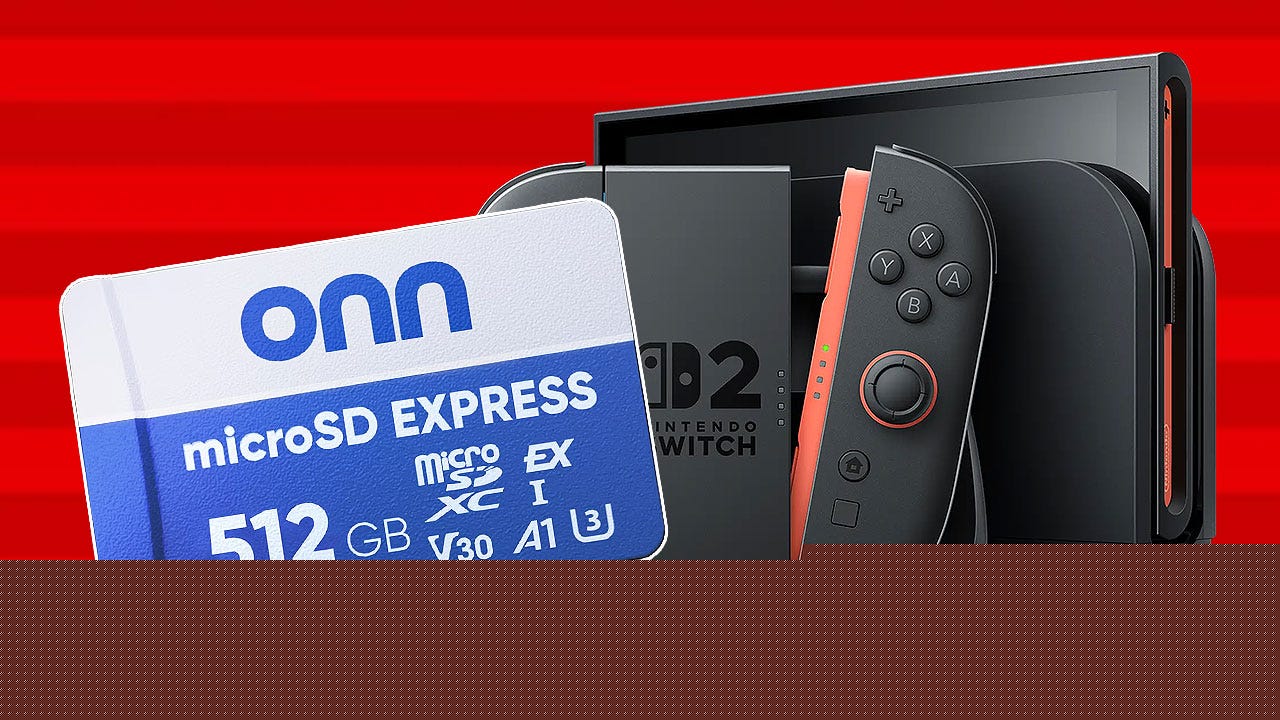 Walmart's Private Label 512GB and 256GB Nintendo Switch 2 Memory Cards Are the Best Deals You Can Get