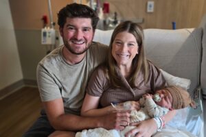 First Baby Born at New Hospital