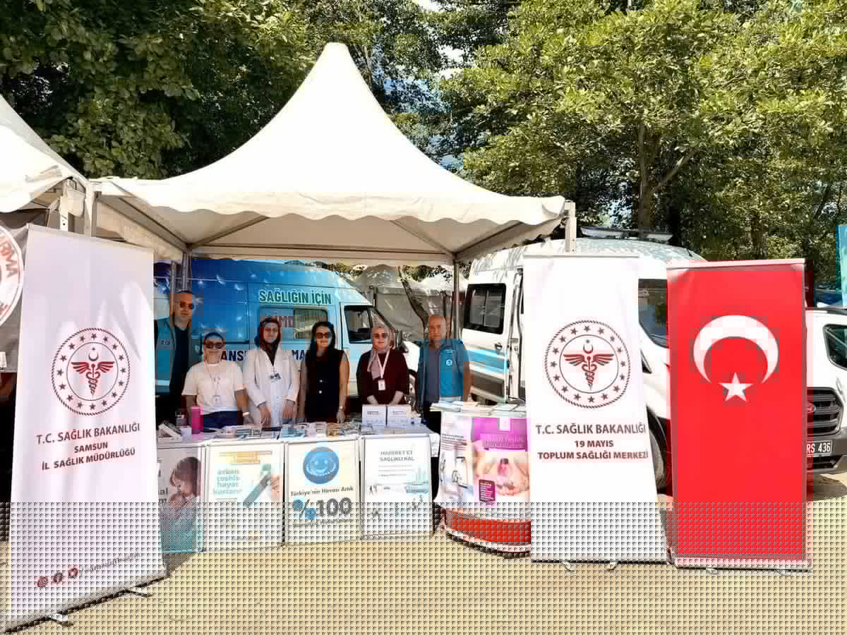Samsun'da sağlık bilgilendirme ve farkındalık etkinliği düzenlendi