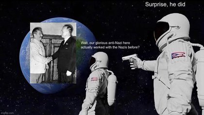 History Memes - When tankies discover that their “anti-fascist hero”actually initially worked together with the fascists | History Memes