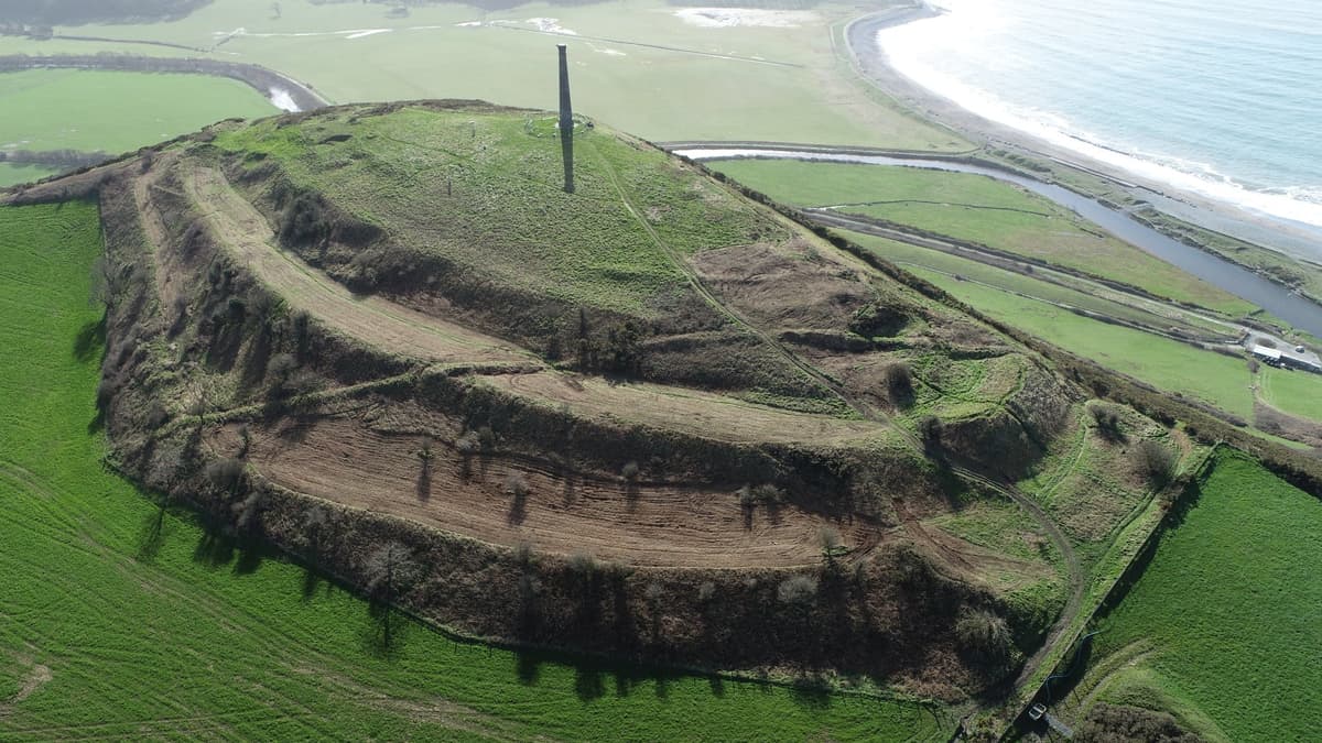 No funding or plan to fix Pen Dinas monument