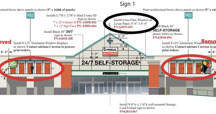 The McKinleyville U-Haul's Request for 22 New Exterior Signs May Finally Be Decided Tonight