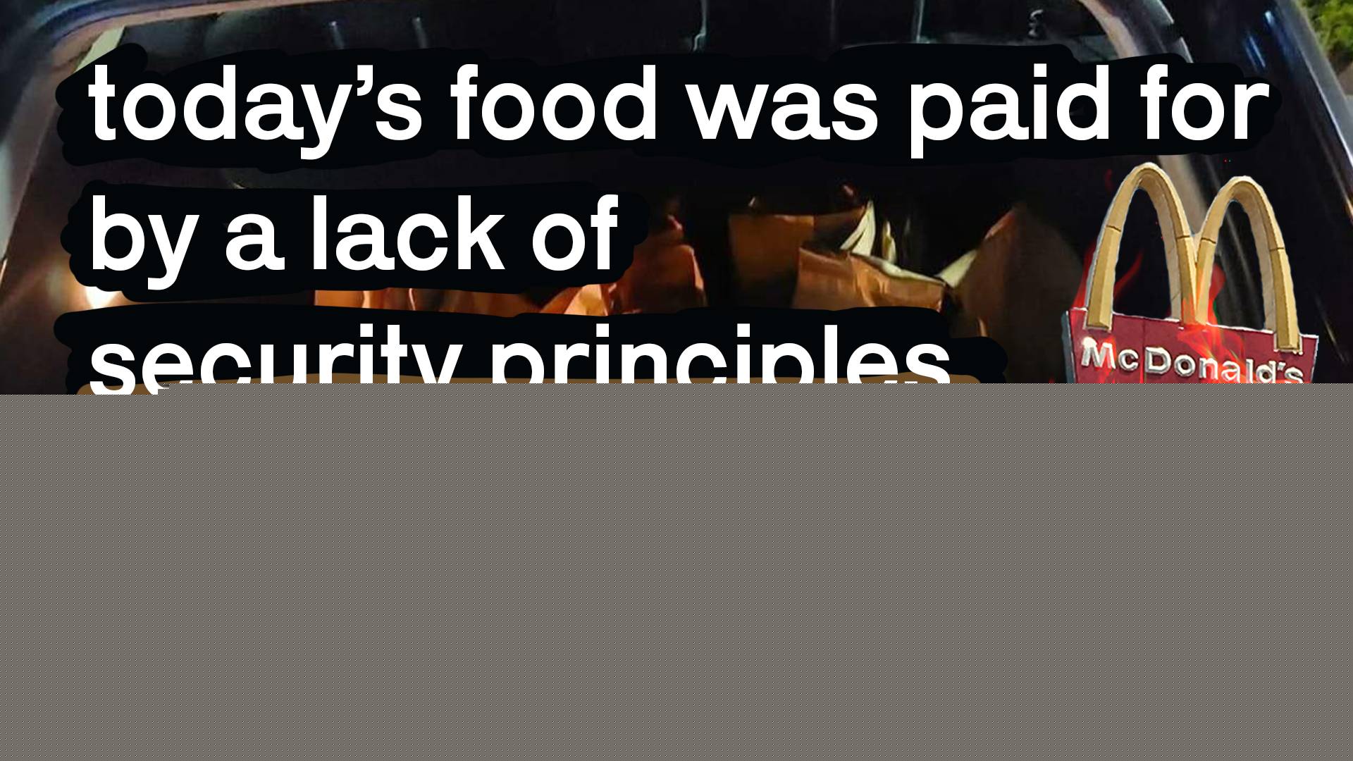 Trusting clients is probably a security flaw