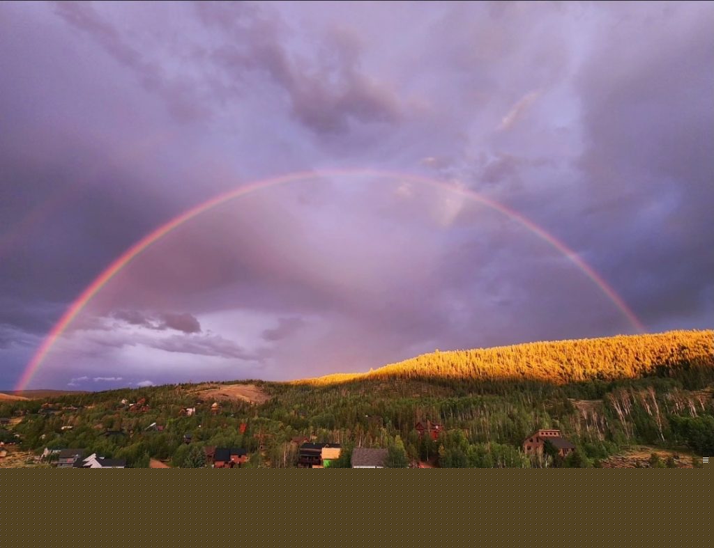 READER PHOTOS: Monsoon rainbows appear over Grand County