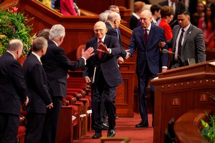 When might Dallin Oaks officially become next LDS president? Whom might he pick for his counselors?