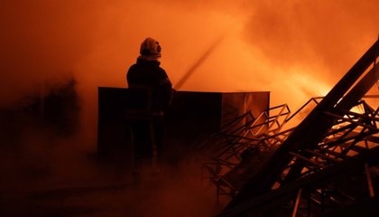 Enemy drone strikes in Kryvyi Rih spark fires