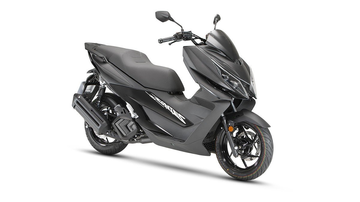 Scooter της Zontes με πλαίσιο από αλουμίνιο