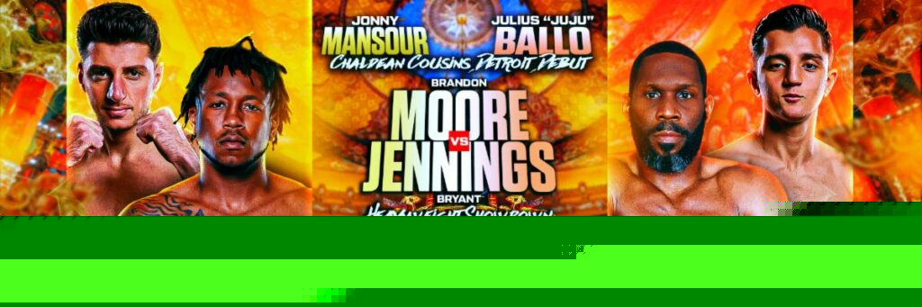 Former Amateur Standouts & Rising Prospects Julius Ballo & Jonny Mansour Make Detroit Debuts Saturday August 29th – Breaking Boxing News