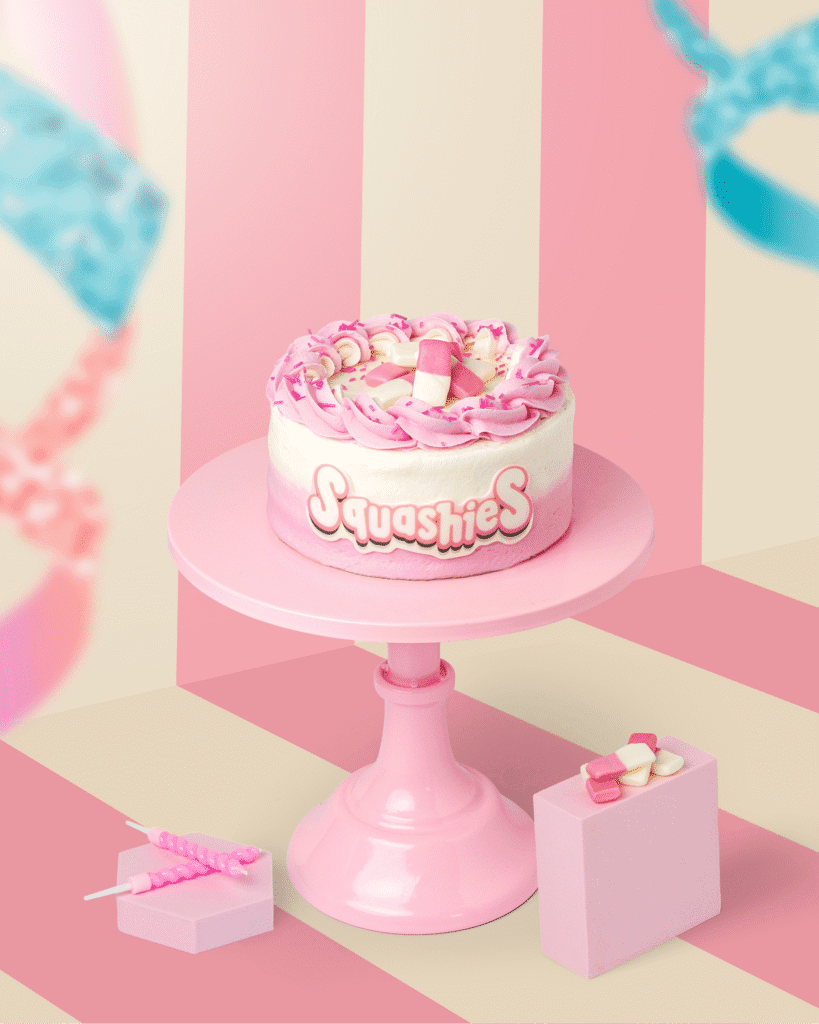 Finsbury Food Group and Swizzels launch two new cakes with one exclusive to Asda’s Tickled Pink campaign