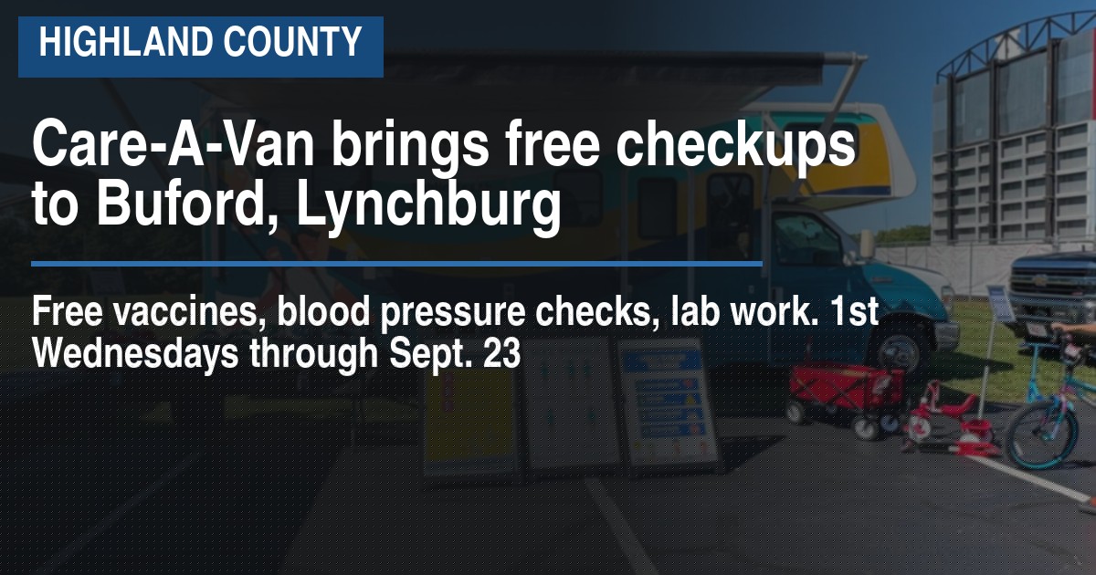 Care-A-Van brings free checkups to Buford, Lynchburg