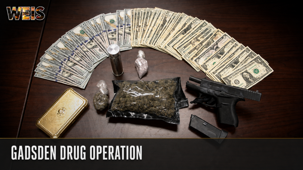 Eight Arrested as Gadsden Drug Investigation Seizes Fentanyl, Meth and Firearms