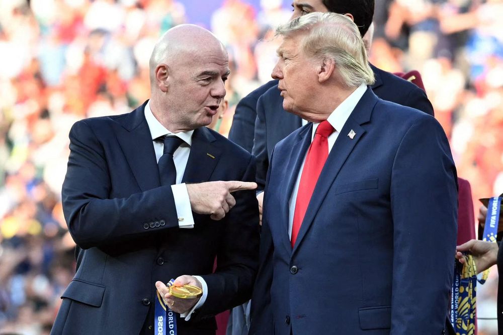 Donald Trump says would be 'terrible mistake' to oust embattled Gianni Infantino