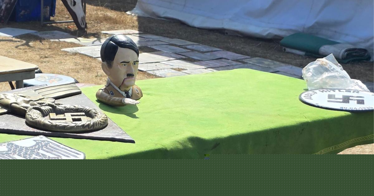 Woman in shock after Nazi memorabilia displayed at family friendly event