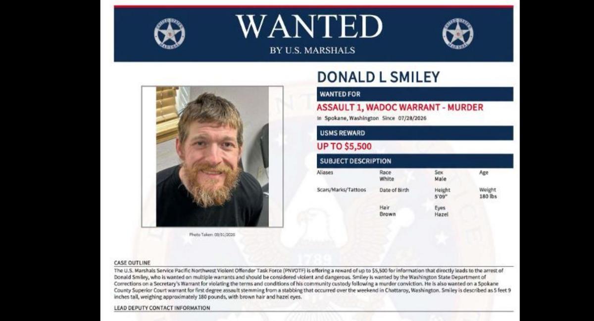 Convicted Killer Sought in Stabbing Incident Near Chattaroy, North of Spokane