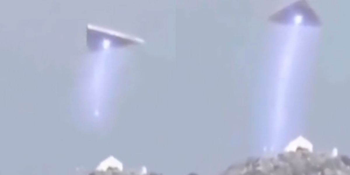 'UFO' spotted in Egypt leaving viewers baffled
