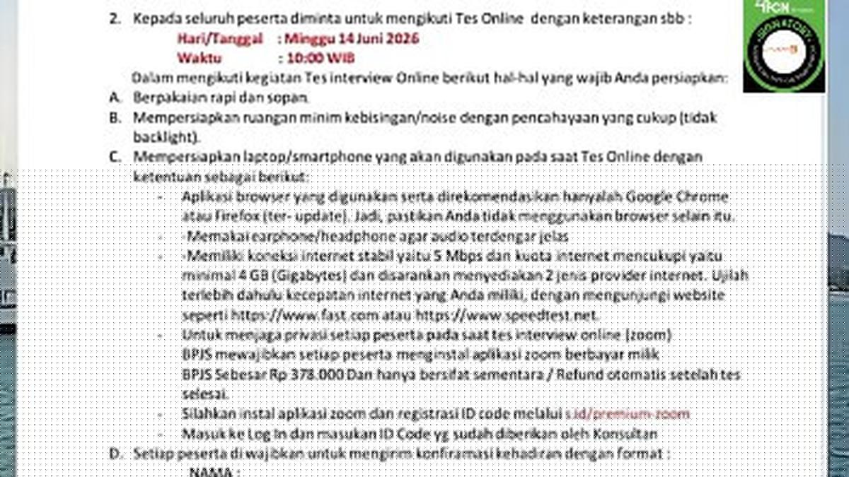 Cek Fakta: Waspada Hoaks Rekrutmen Pegawai BPJS Kesehatan di Medsos