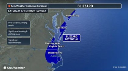 Snow forecast updates for weekend storm likely to hit N.J. with 50 mph wind, flooding