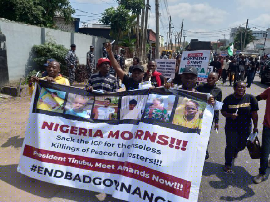 Comment on BREAKING: #EndBadGovernanceInNigeria protest organisers call for Police IG sacking by Rachid ELAÏDI