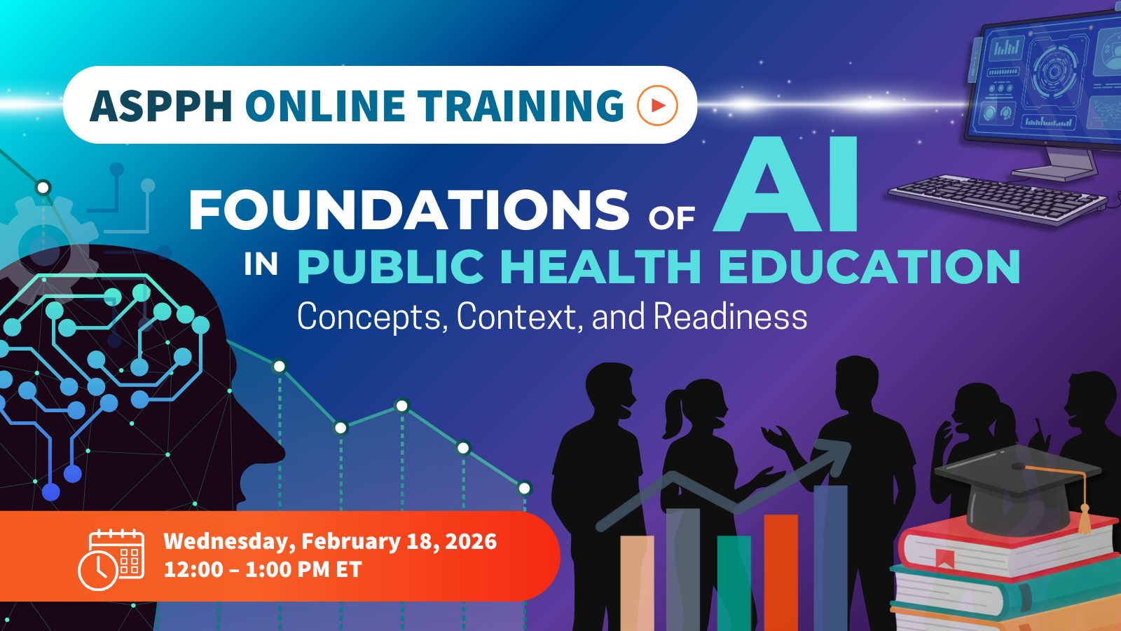 Join Our Upcoming ASPPH Online Training: Foundations of AI in Public Health Education on February 18