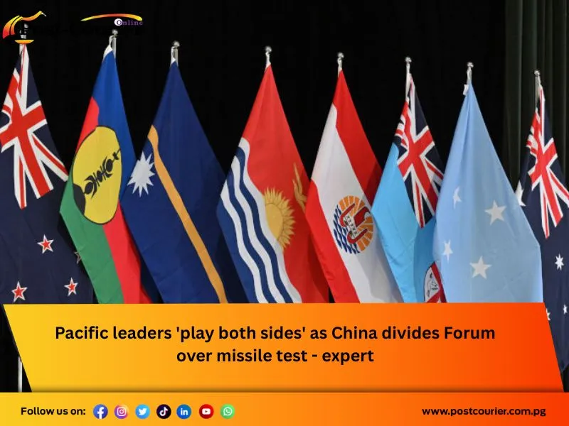Pacific leaders ‘play both sides’ as China divides Forum over missile test – expert