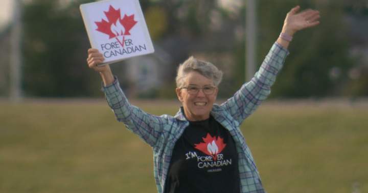 Danielle Smith’s Alberta Next panel closes out tour with tense Calgary town hall
