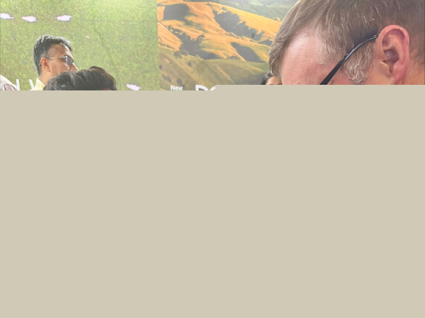 Mark Patterson Promotes NZ Wool at India's Bharat Textile Expo