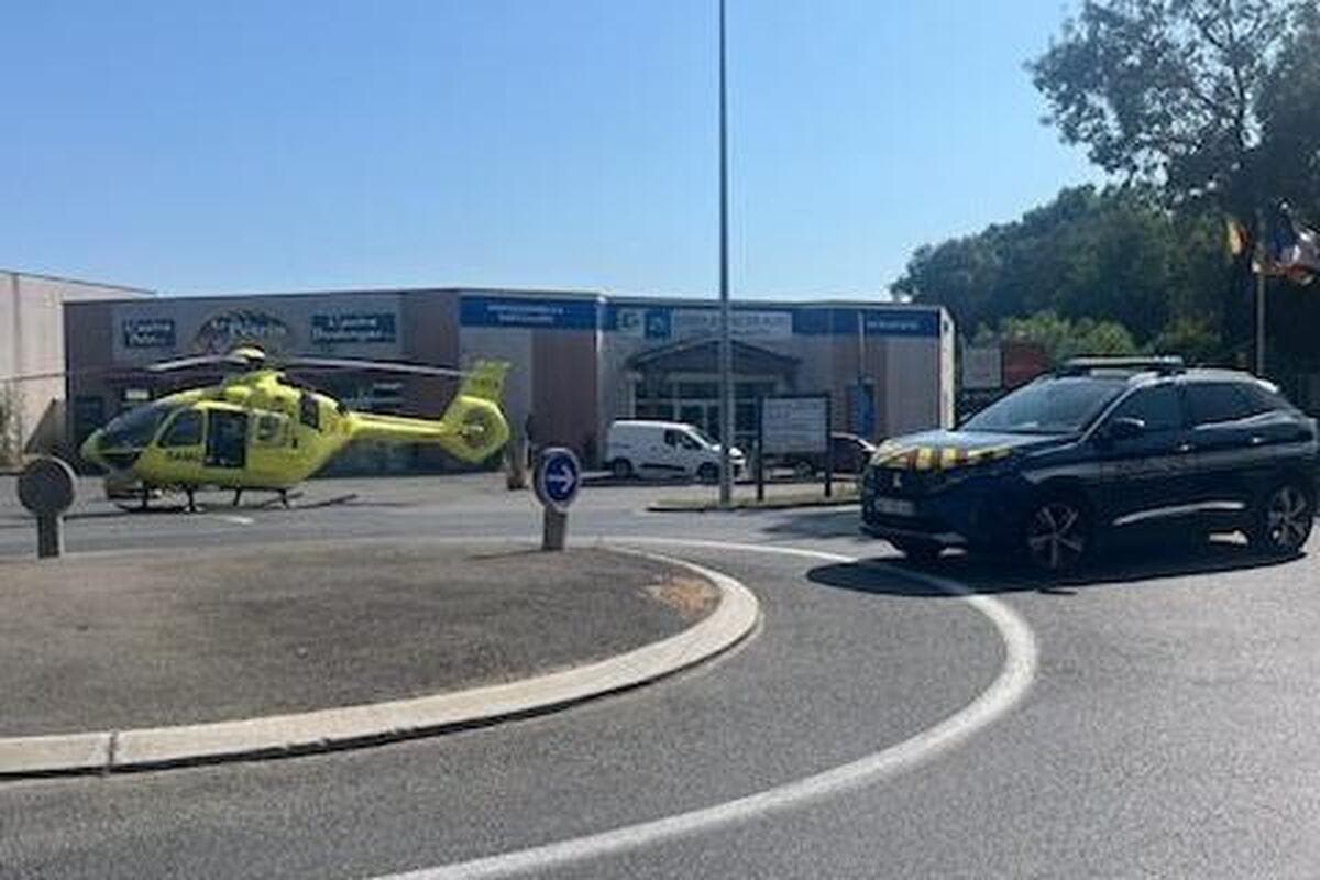 Un blessé grave dans une collision entre un deux-roues et un poids lourd à Cogolin, l’hélicoptère envoyé sur place