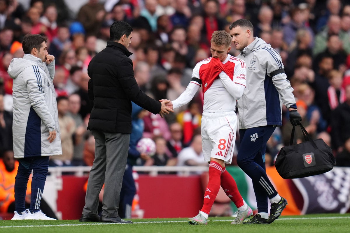 Mikel Arteta worried about Martin Odegaard after latest injury setback
