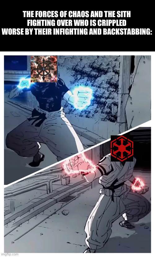 Warhammer 40,000 - Which will corrupt the fastest, chaos or the dark side? | /r/grimdank