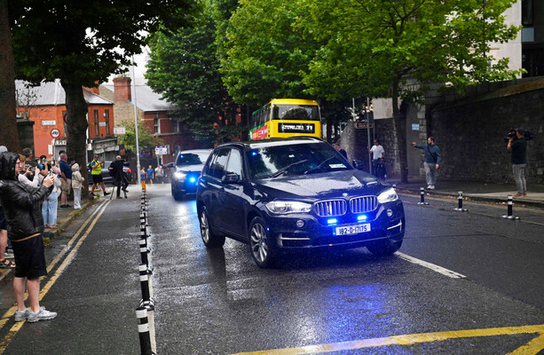 Heavy security in Dublin as Daniel Kinahan arrives in court following arrival from Dubai