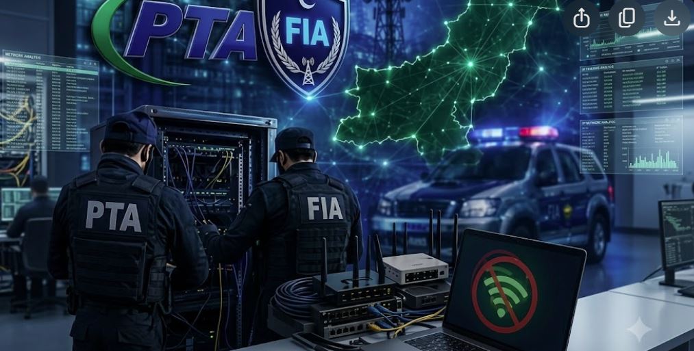 Two arrested as illegal Internet Networks face Massive PTA-FIA Action