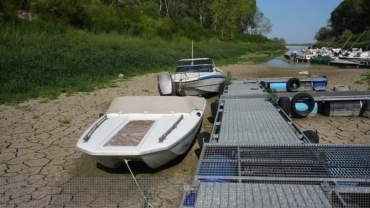 Italien: Po führt wenig Wasser, Dürre bedroht Landwirtschaft und Trinkwasser