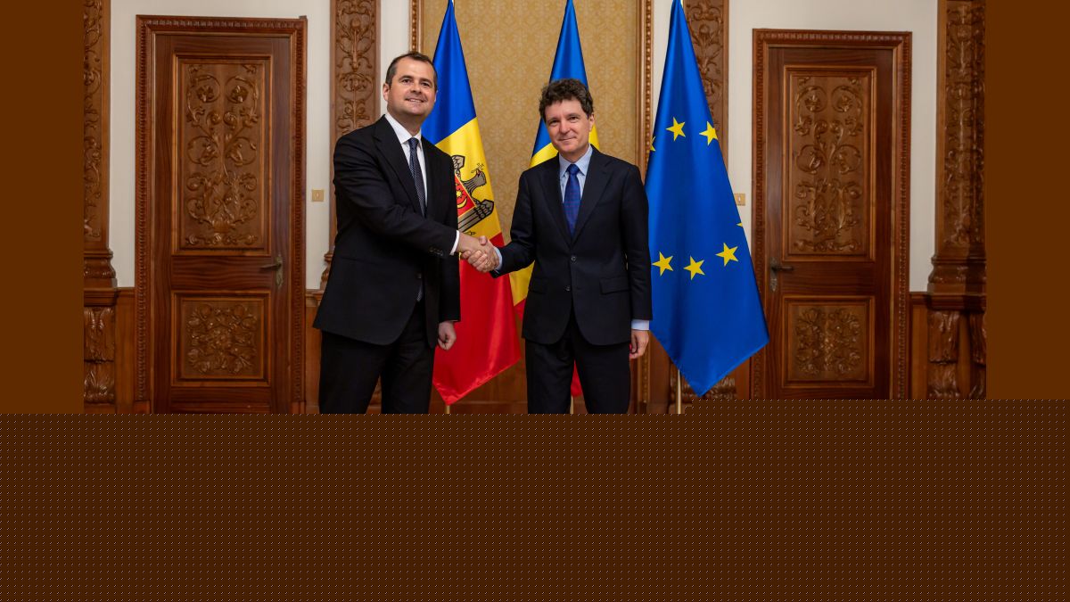 Nicuşor Dan l-a primit, la Palatul Cotroceni, pe premierul Republicii Moldova, Vasile Tofan