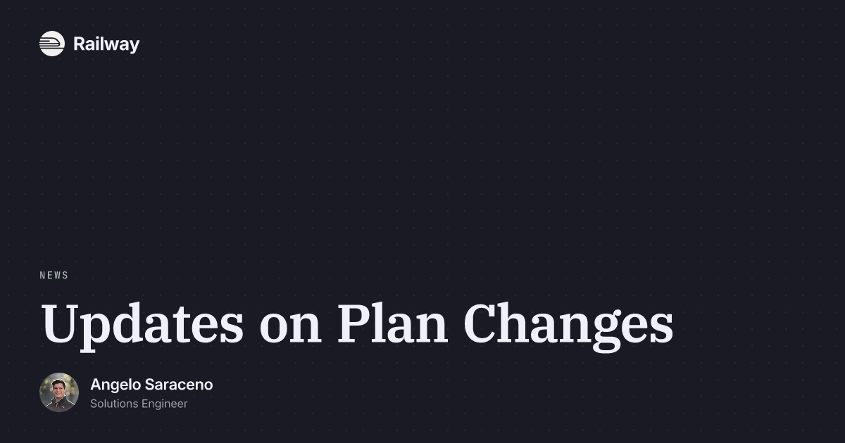 Updates on Plan Changes
