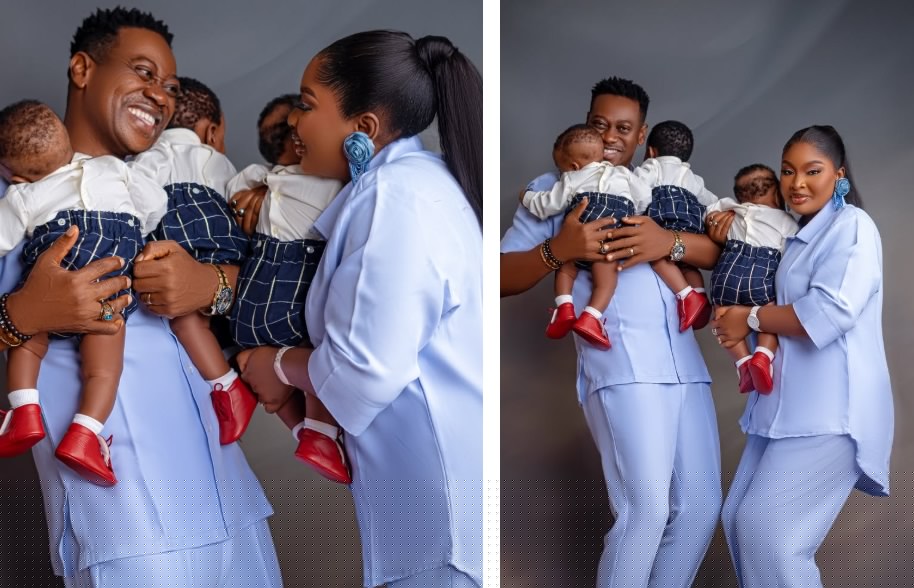 Lateef Adedimeji thanks God again for triplets