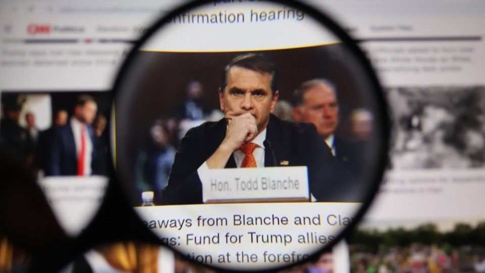 Key Republican senators back Todd Blanche’s nomination for attorney general