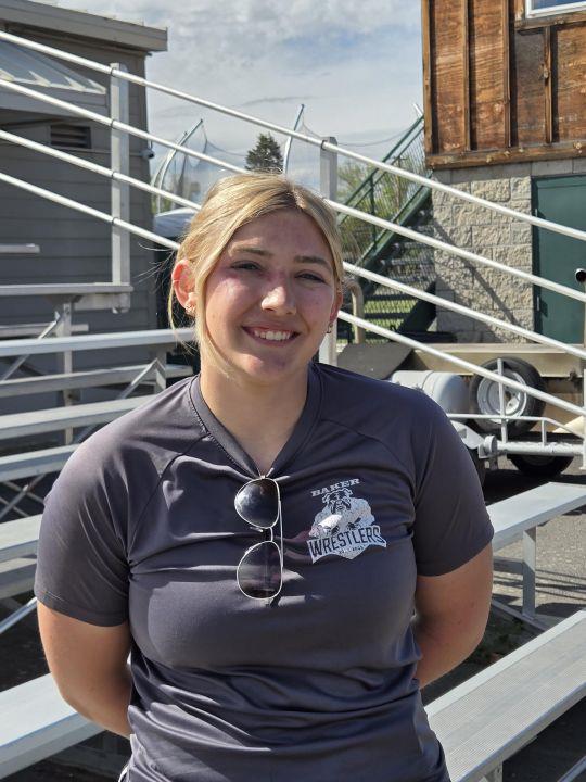 Baker’s Kate Norton places 3rd in shot put at national junior track and field championships