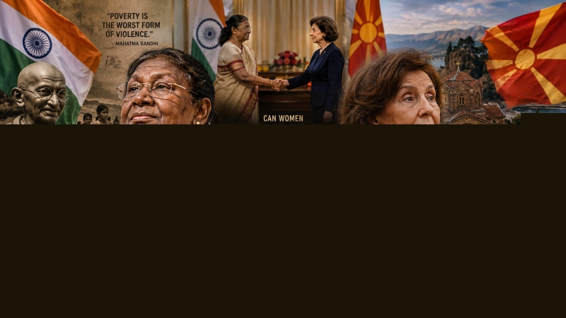 When women reach the top, but power remains the same: Murmu and Siljanovska-Davkova