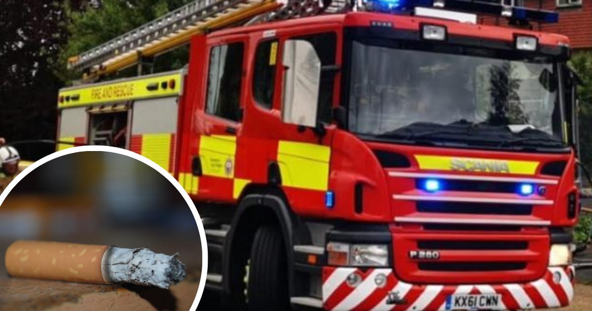 Cigarette causes living room blaze leaving south Essex resident homeless