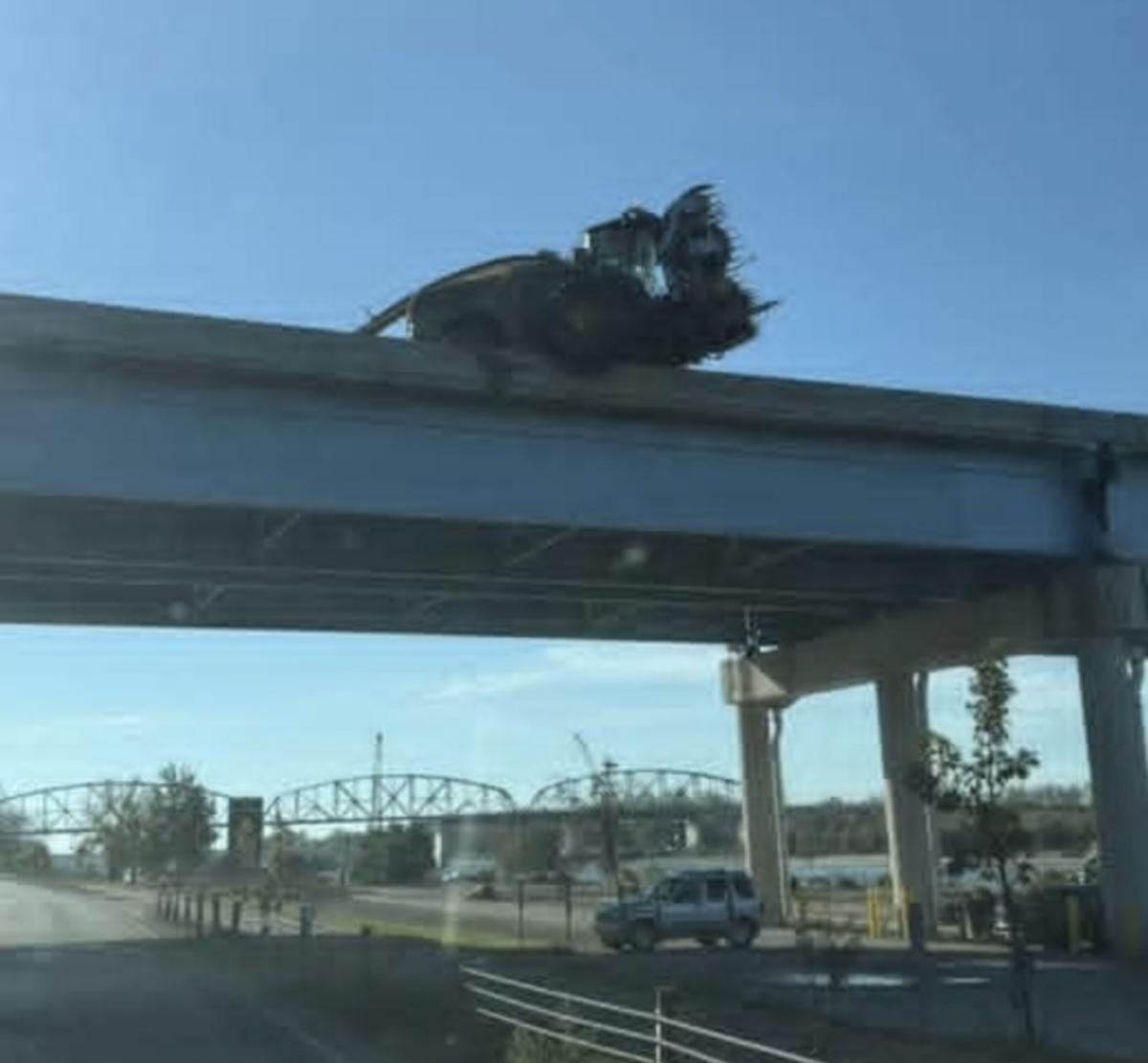Bridge Nightmare: Combine Nearly Plunges Towards Disaster