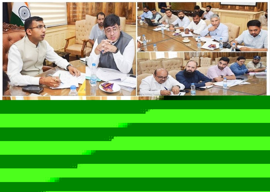 Div Com Kashmir reviews progress of Ring Road