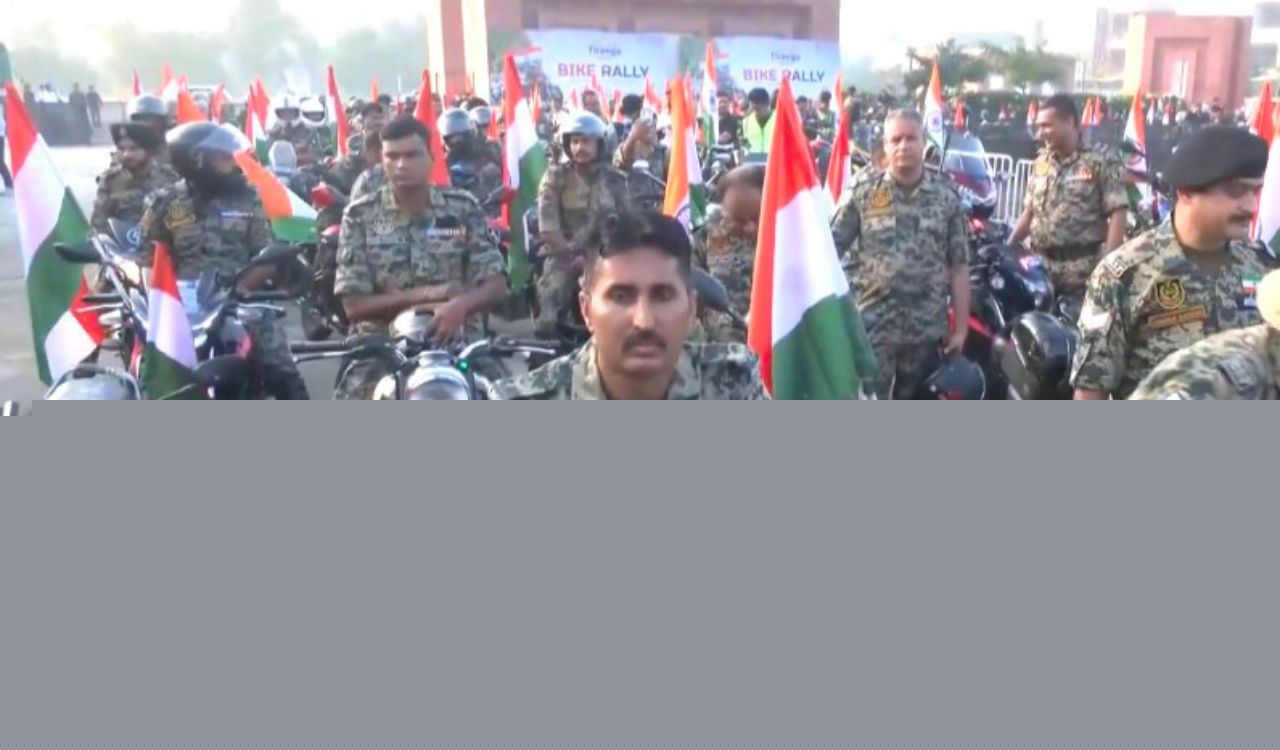 Vice-President Radhakrishnan flags off Har Ghar Tiranga bike rally in Delhi