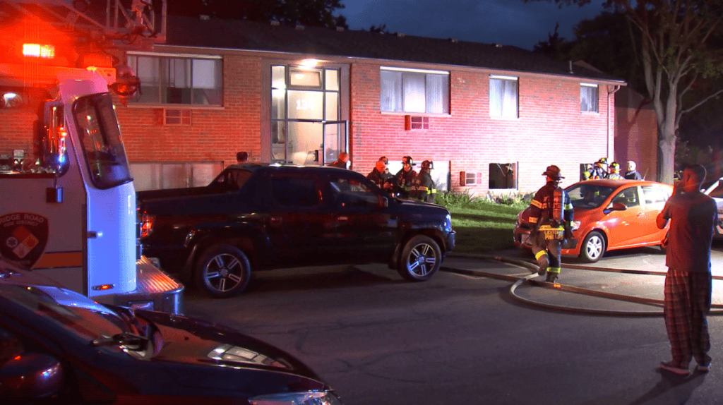 Crews rescue person trapped in apartment fire at Grecian Gardens in Greece