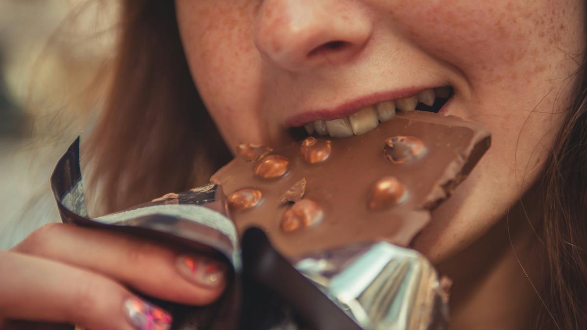 Why do we feel a slightly bitter aftertaste after having sugary foods?