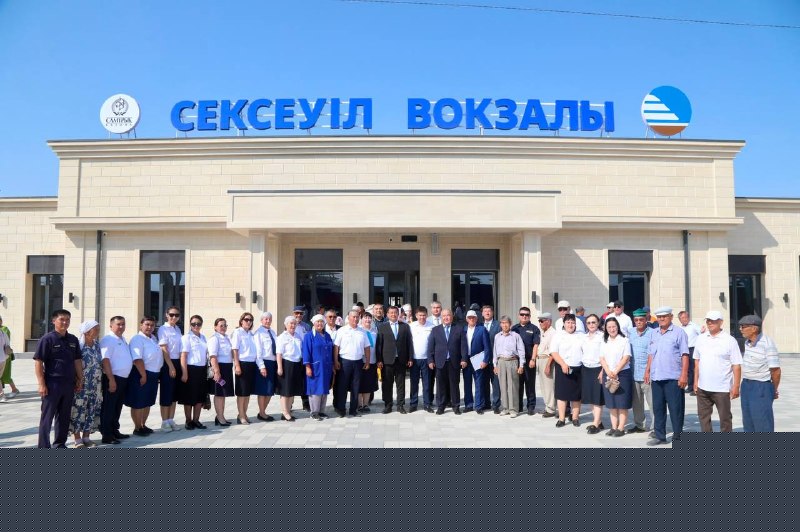 Kazakhstan completes reconstruction of Sekeul railway station