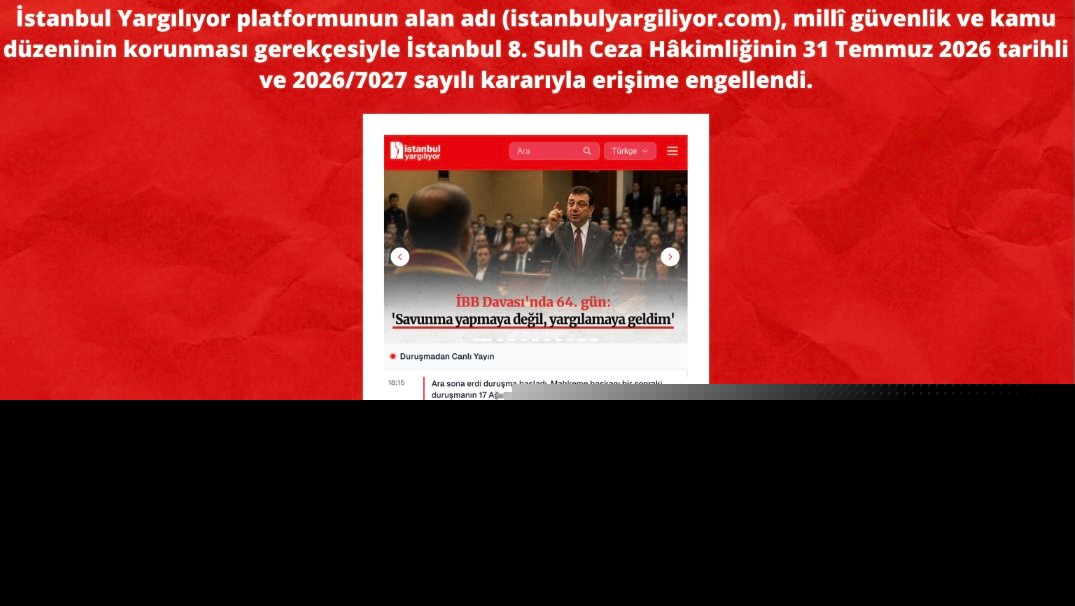 Turkey blocks access to website covering defense in İmamoğlu trial