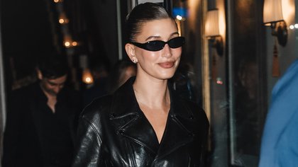 Hailey Bieber Ditches Her Signature Fall Outfit Formula in Favor of an Oversize T-Shirt and Nike Sneakers