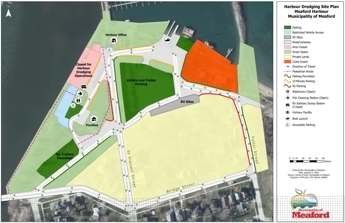 Meaford Harbor dredging kicks off next week
