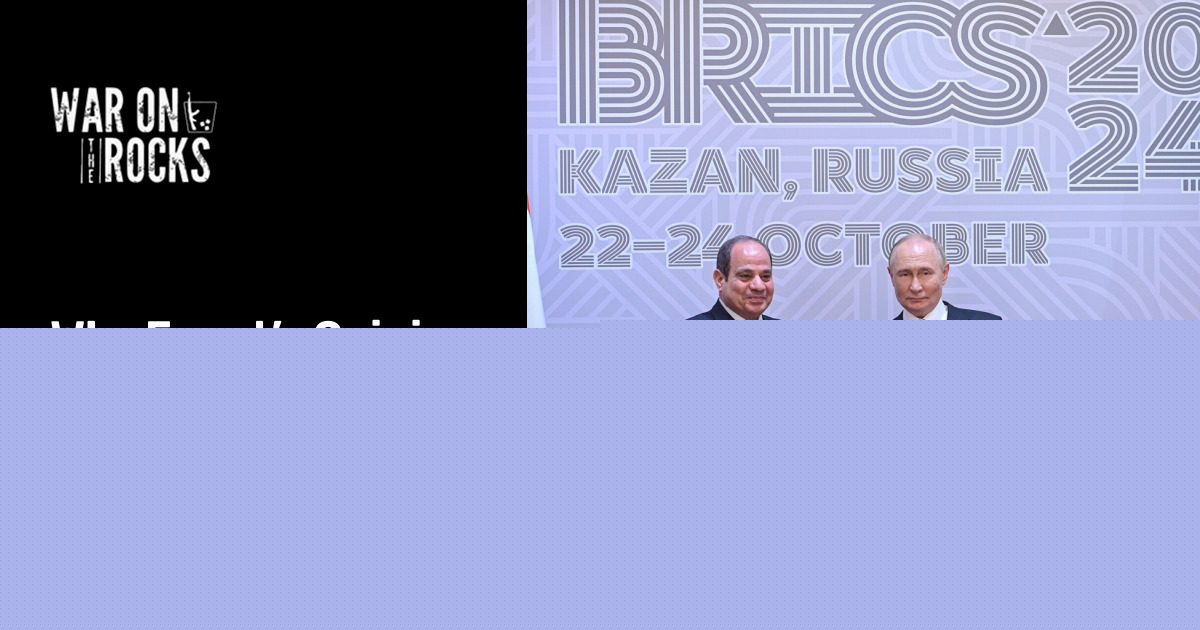 Why Egypt’s Opinion of Ukraine Matters, Now and Later